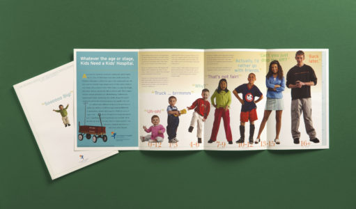 Children's Hospital Annual Report spread