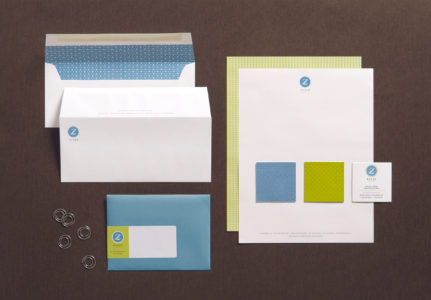 EnZed Stationery letterhead and envelopes